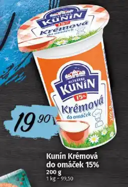 COOP TIP Kunín Krémová do omáček 15% nabídka