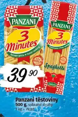 COOP TIP Panzani těstoviny nabídka