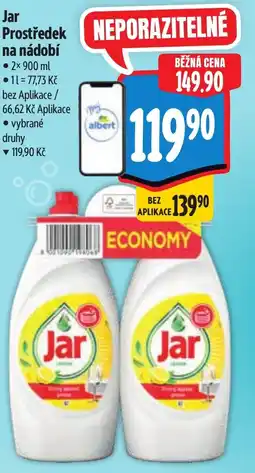 Albert Jar Prostředek na nádobí nabídka