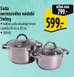 Albert Sada nerezového nádobí Swing nabídka