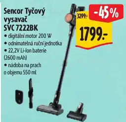 Albert Sencor Tyčový vysavač SVC 7222BK nabídka