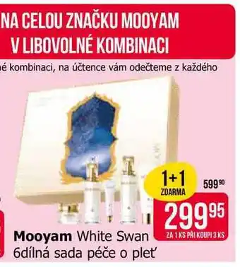 Mooyam White Swan 6dílná sada péče o pleť