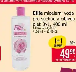 Teta Ellie micelární voda pro suchou a citlivou plet 3v1, 400 ml nabídka
