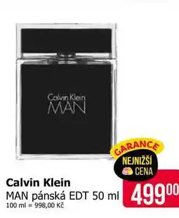 Teta Calvin Klein MAN pánská EDT 50 ml nabídka