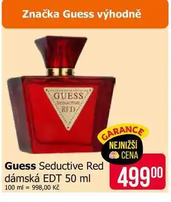 Teta Guess Seductive Red dámská EDT 50 ml nabídka