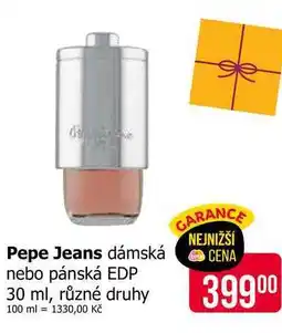 Teta Pepe Jeans dámská nebo pánská EDP 30 ml, různé druhy nabídka