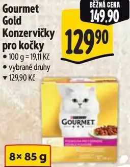 Albert Gourmet Gold Konzervičky pro kočky nabídka