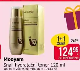 Teta Mooyam Snail hydratační toner 120 ml nabídka