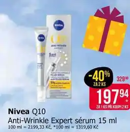 Teta Nivea Q10 Anti-Wrinkle Expert sérum 15 ml nabídka