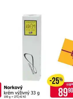 Teta Norkový krém výživný 33 g nabídka