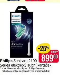 Teta Philips Sonicare 2100 Series elektrický zubní kartáček nabídka
