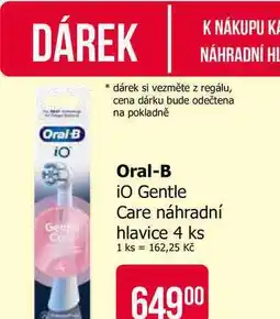 Teta Oral-B iO Gentle Care náhradní hlavice 4 ks nabídka