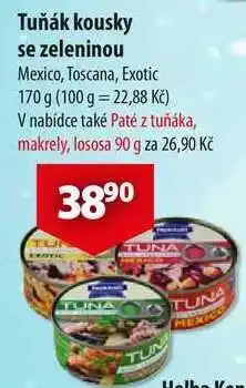 CBA Tuňák kousky se zeleninou, 170 g nabídka