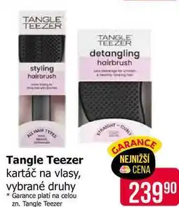 Teta Tangle Teezer kartáč na vlasy, vybrané druhy nabídka