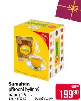 Teta Samahan přírodní bylinný nápoj 25 ks nabídka