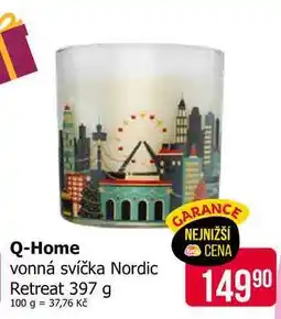 Teta Q-Home vonná svíčka Nordic Retreat 397 g nabídka