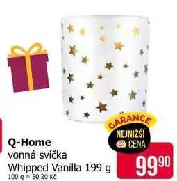 Teta Q-Home vonná svíčka Whipped Vanilla 199 g nabídka