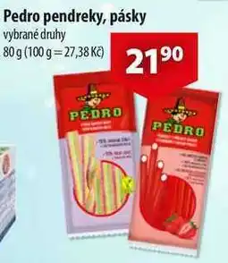 CBA Pedro pendreky, pásky, 80 g nabídka