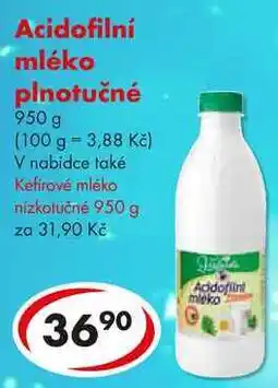 CBA Acidofilní mléko plnotučné, 950 g nabídka