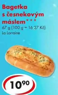 CBA Bagetka česnekovým máslem, 67 g nabídka