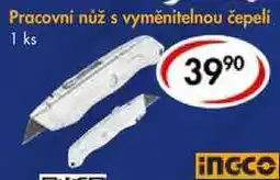 CBA Pracovní nůž s vyměnitelnou čepelí, 1 ks nabídka