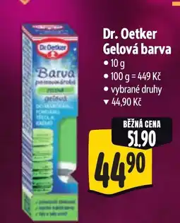 Albert Dr. Oetker Gelová barva nabídka