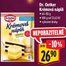 Albert Dr Oetker Krémová náplň nabídka