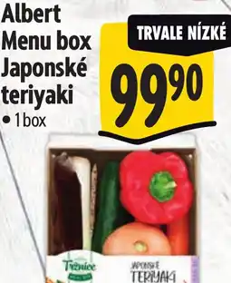 Albert Albert Menu box Japonské teriyaki nabídka