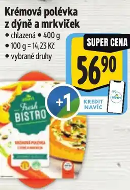 Albert Krémová polévka z dýně a mrkviček nabídka