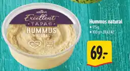 Albert Hummus natural nabídka