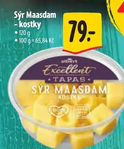 Albert Sýr Maasdam-Kostky nabídka