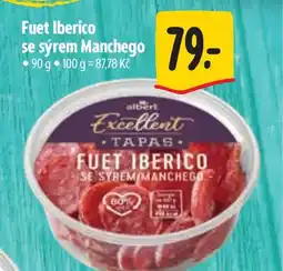 Albert Fuet Iberico se sýrem Manchego nabídka