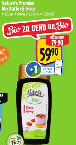 Albert Nature's Promise Bio Datlový sirup nabídka