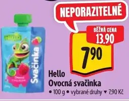 Albert Hello Ovocná svačinka nabídka