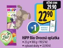 Albert HiPP Bio Ovocná oplatka nabídka