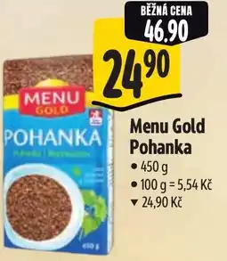 Albert Menu Gold Pohanka nabídka