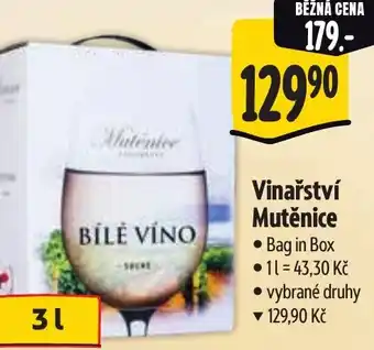 Albert Vinařství Mutěnice nabídka