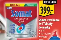 Albert Somat Excellence 4v1 Tablety do myčky nabídka