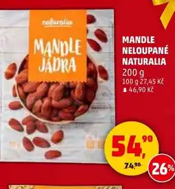 Penny Market Mandle neloupané naturalia nabídka