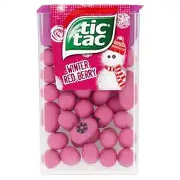 Tamda Foods Tic Tac Winter red berry dražé s malinovou příchutí 18g nabídka