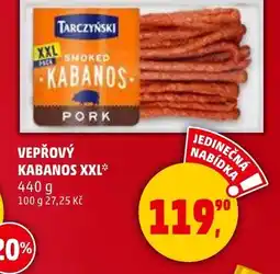 Penny Market Vepřový kabanos xxl nabídka