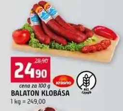 Terno BALATON KLOBÁSA 100g nabídka
