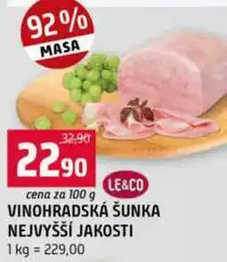 Terno VINOHRADSKÁ ŠUNKA NEJVYŠŠÍ JAKOSTI 100g nabídka