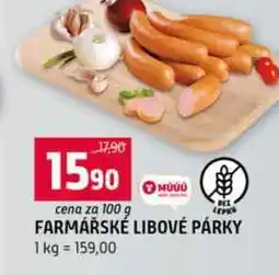 Terno FARMÁŘSKÉ LIBOVÉ PÁRKY 100g nabídka