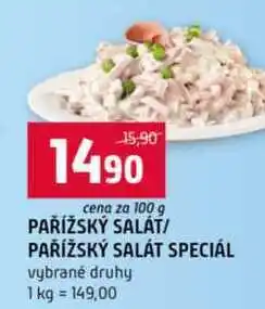 Terno PAŘÍŽSKÝ SALÁT PAŘÍŽSKÝ SALÁT SPECIÁL vybrané druhy 100g nabídka