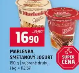 Terno MARLENKA SMETANOVÝ JOGURT 150 g vybrané druhy nabídka
