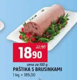 Terno PAŠTIKA S BRUSINKAMI 100g nabídka