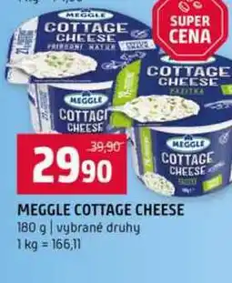 Terno MEGGLE COTTAGE CHEESE 180 g vybrané druhy nabídka