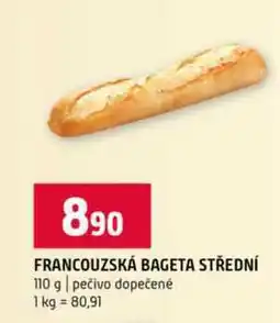 Terno FRANCOUZSKÁ BAGETA STŘEDNÍ 110 g pečivo dopečené nabídka
