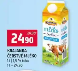 Terno KRAJANKA ČERSTVÉ MLÉKO 1l 1,5% tuku nabídka